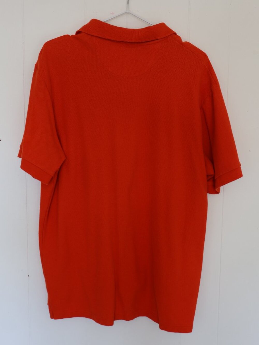 💜 2 for $25 💜 Chaps Orange Pique Cotton Polo Shirt Embroidered Crest (Men’s L) - Picture 6 of 9